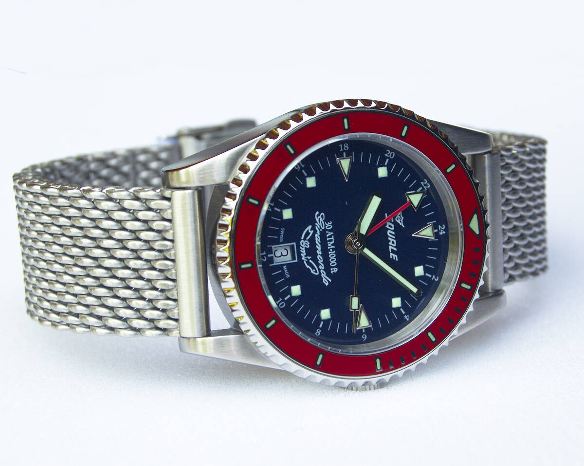 Squale Giramondo GMT 30 atmos dive watch